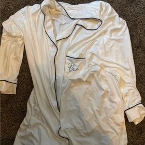 Women's White Bridal Sleepwear